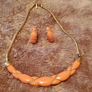 Parklane chocker necklace and earrings